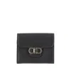 Ferragamo Salvatore  French Compact Wallet In Black