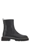 Ferragamo Man Ankle Boots Black Size 9 Calfskin In Black