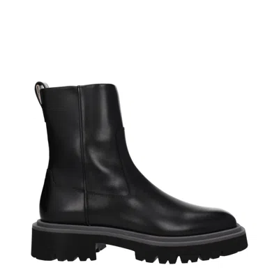 Ferragamo Salvatore  Fulvio Men's Boots Black Leather