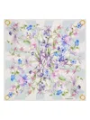 Ferragamo Gaia Scarf Floral Pattern Lightweight Square In Multi