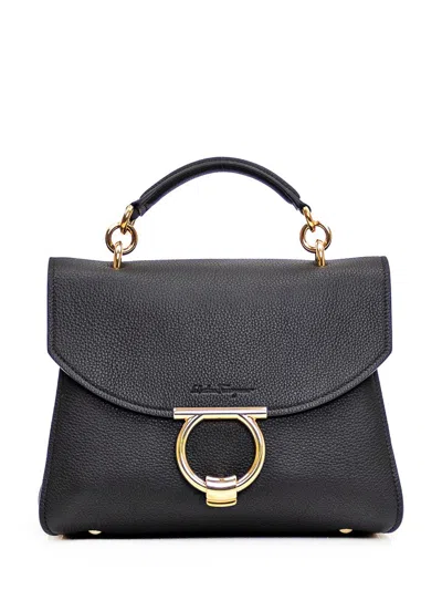 Ferragamo Salvatore  Gancino Bag In Black