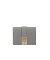 Ferragamo Salvatore  Gancini Bi-fold Wallet In Gray