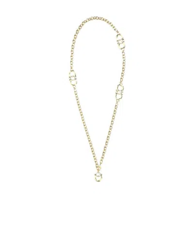 FERRAGAMO SALVATORE FERRAGAMO GANCINI CHAIN-LINK NECKLACE