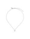 Ferragamo Gancio Crystal-embellished Necklace In Silver