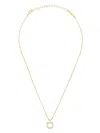 Ferragamo Gold-colored Necklace With Gancini Charm In Gold