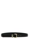 Ferragamo Double Belt In Black