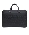 FERRAGAMO SALVATORE FERRAGAMO GANCINI EMBOSSED BRIEFCASE