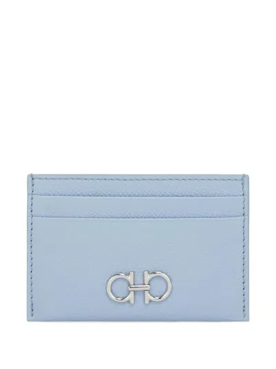 FERRAGAMO SALVATORE FERRAGAMO GANCINI LEATHER CARD HOLDER ACCESSORIES