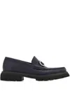 Ferragamo Gancini Leather Loafers