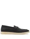 Ferragamo Moccasin Gancini In Black