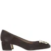Ferragamo Salvatore  Gancini Maxi Pumps In Black