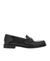 Ferragamo Maryan Patent Leather Loafers In Black
