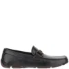 Ferragamo Gancini Loafers In Blue