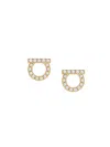Ferragamo Gancini Pearls Earrings