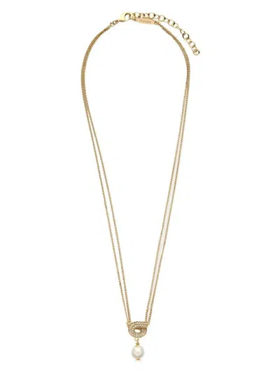 Ferragamo Salvatore  Gancini Pendant Necklace Accessories