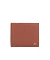 Ferragamo Salvatore  Gancini Plaque Bi-fold Wallet In Brown