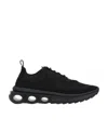 Ferragamo Sneakers Mit Gancini-schild In Black