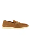 Ferragamo Gancini Mocassins Men In Brown