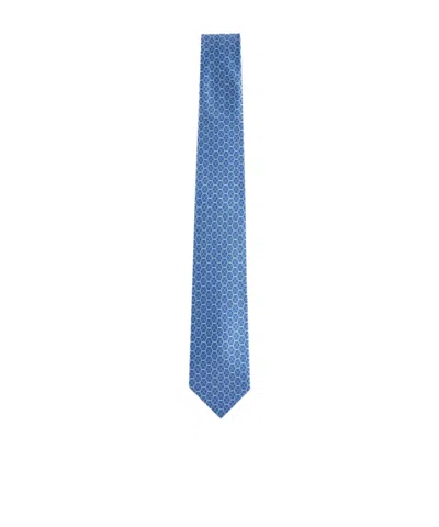Ferragamo Tie In F.azzurro