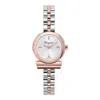 Ferragamo Two-tone Gancino Bracelet Watch With Silver Sunray Dial In Metallic