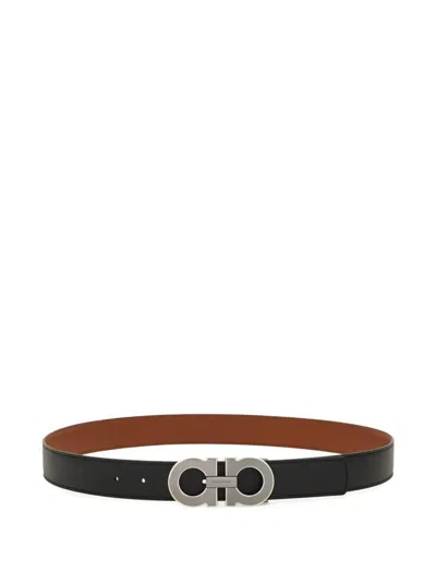 Ferragamo Salvatore  Gancini Reversible And Adjustable Belt Accessories