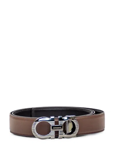 Ferragamo Salvatore  Gancini Reversible Belt