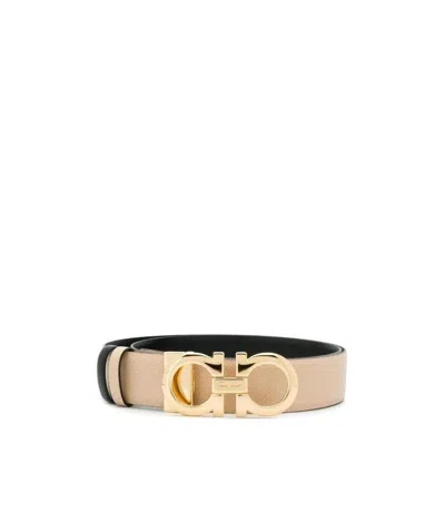 FERRAGAMO SALVATORE FERRAGAMO REVERSIBLE GANCINI BELT