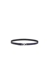 Ferragamo Salvatore  Gancini Reversible Belt In Black