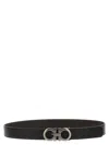 Ferragamo Cintura Reversibile Gancini In Multi