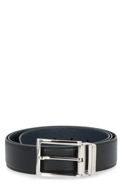 FERRAGAMO SALVATORE FERRAGAMO GANCINI REVERSIBLE LEATHER BELT