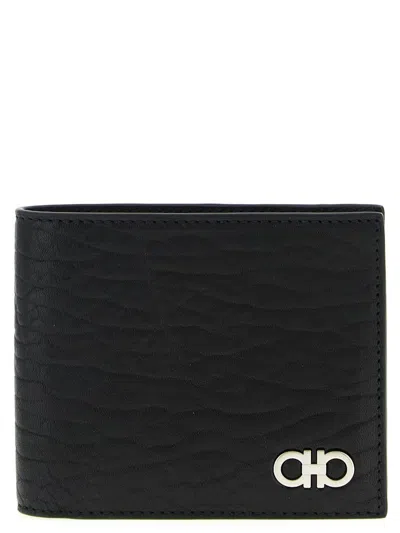 Ferragamo Gancini Wallet In Black