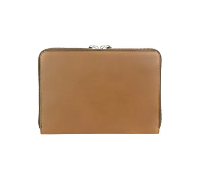 Ferragamo Salvatore  Gancio Men's 686773 Brown Zippered Continental Wallet In Black