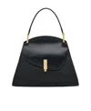 Ferragamo Salvatore  Geometric Top Handle Bag In Black