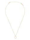 FERRAGAMO SALVATORE FERRAGAMO GOLD-colourED BRASS NECKLACE