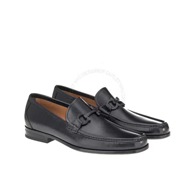 Pre-owned Ferragamo Salvatore  Grandioso Black Loafer Leather Shoe Sizes 5-13