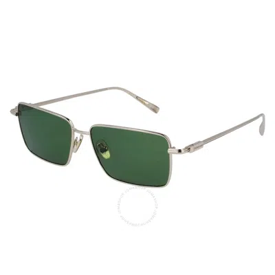 Ferragamo Salvatore  Green Rectangular Men's Sunglasses Sf309s 746 57