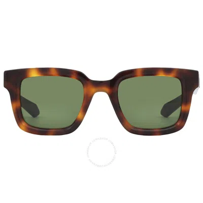 Ferragamo Salvatore  Green Square Men's Sunglasses Sf1064s 240 48 In Brown