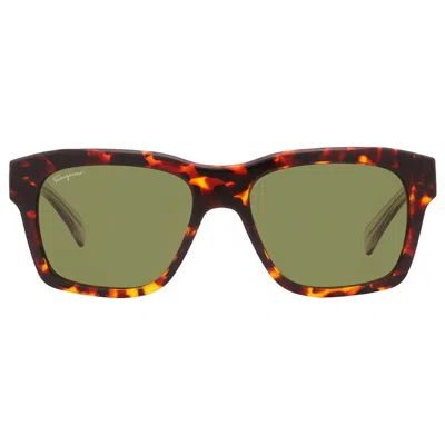 Ferragamo Unisex Sf1087s 56mm Sunglasses In Green