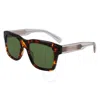 Ferragamo Salvatore  Green Square Men's Sunglasses Sf1087s 219 56
