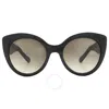 Ferragamo Open Box - Salvatore  Grey Butterfly Ladies Sunglasses Sf964s 003 54