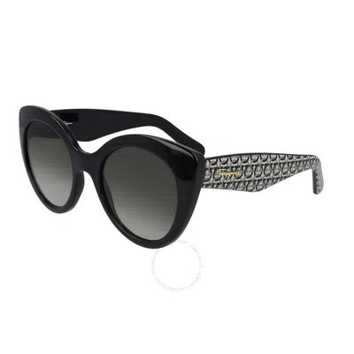 Ferragamo Salvatore  Grey Butterfly Ladies Sunglasses Sf964s 003 54