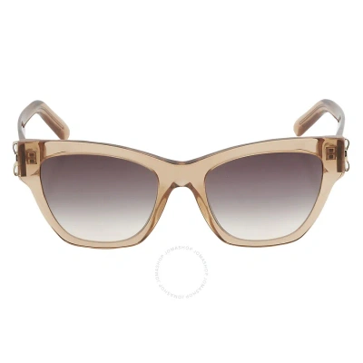 Ferragamo Salvatore  Grey Cat Eye Ladies Sunglasses Sf1010s 261 53