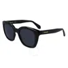 Ferragamo Classic Logo Tea Cup 52mm Round Sunglasses