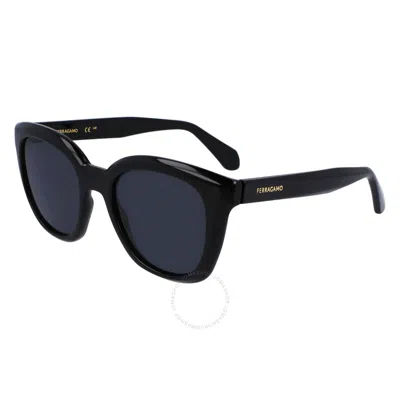 FERRAGAMO SALVATORE FERRAGAMO GREY CAT EYE LADIES SUNGLASSES SF2000S 001 52
