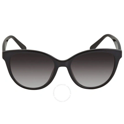 Ferragamo Salvatore  Grey Gradient Cat Eye Ladies Sunglasses Sf1073s 001 54 In Black / Grey