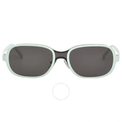 Ferragamo Salvatore  Grey Oval Men's Sunglasses Sf289s 330 54 In Grey / Mint