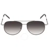 Ferragamo Salvatore  Grey Pilot Unisex Sunglasses Sf226s 086 58