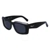 Ferragamo Salvatore  Grey Rectangular Ladies Sunglasses Sf1079s 022 54