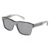 Ferragamo Salvatore  Grey Square Men's Sunglasses Sf1087sn 058 56