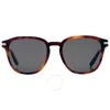 Ferragamo Salvatore  Grey Square Men's Sunglasses Sf993s 214 53 In Grey